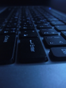 Fotograf&iacute;a macro de un teclado