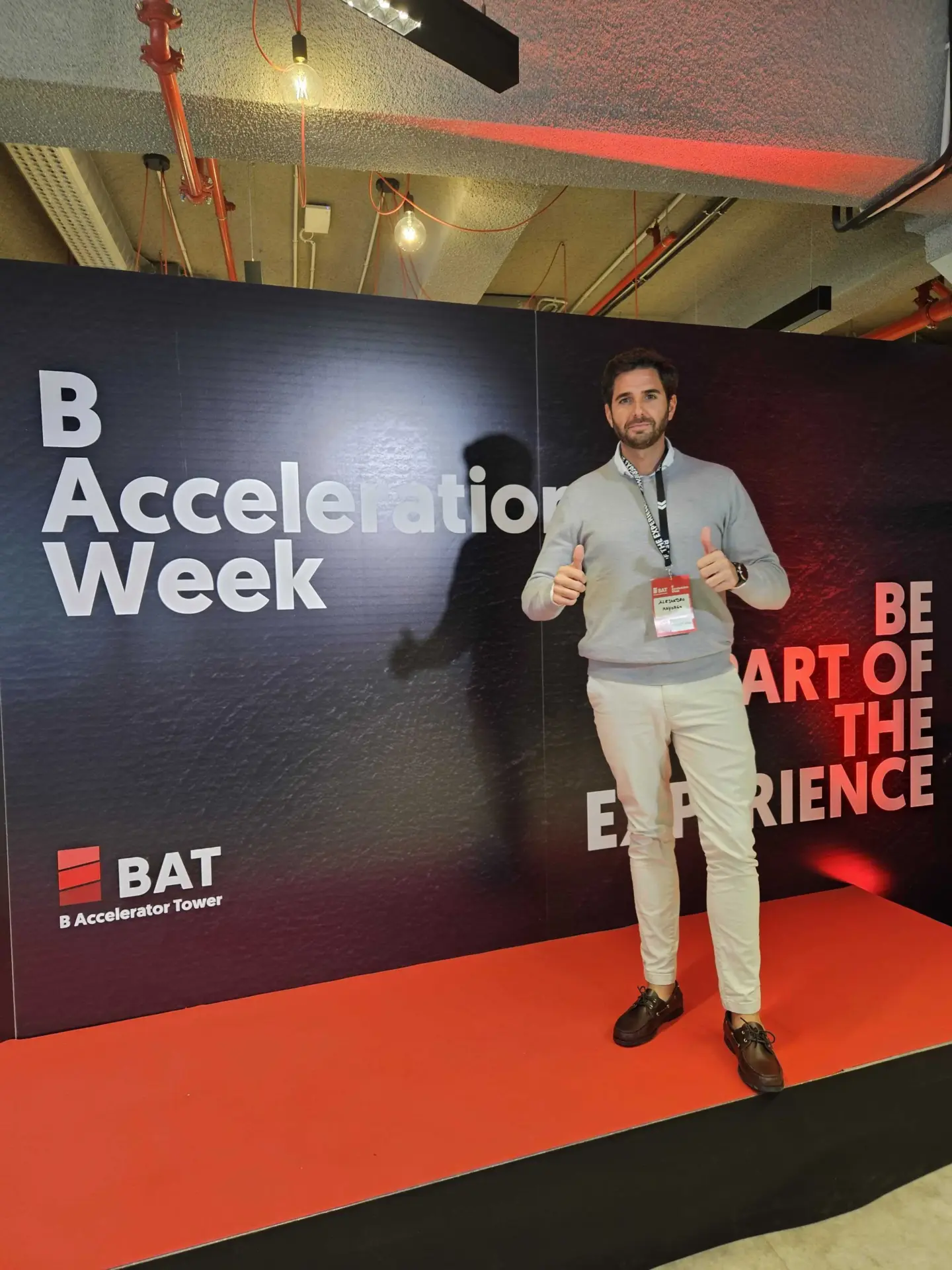 Foqum destaca en la b acceleration week y en la final del startup world cup 7 Nuestro compi alejandro en la startup village