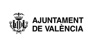1 Logo del ayuntamiento de valencia negro sobre blanco